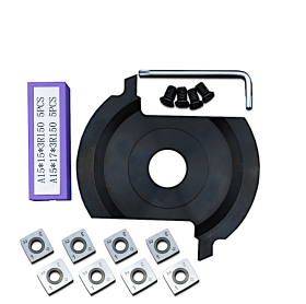 Milling disc underfloor heating in fermacell floors with replaceable knives.